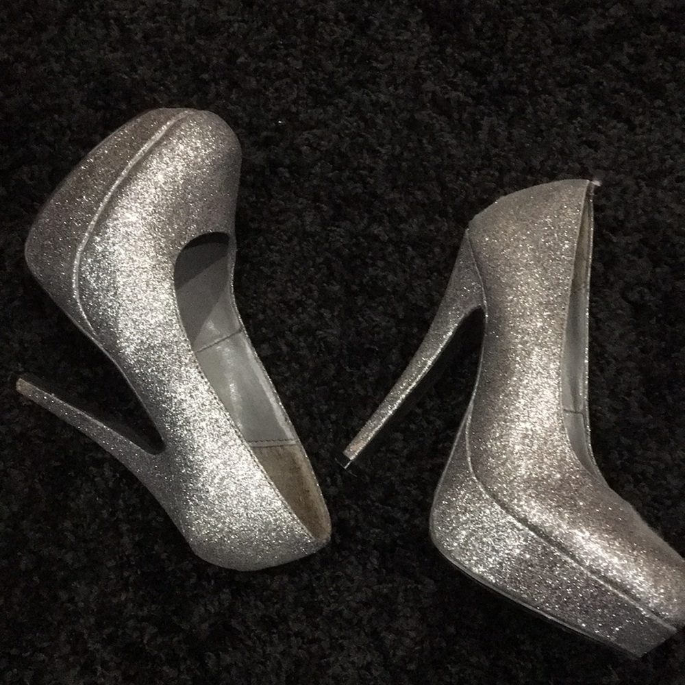 Silver heels